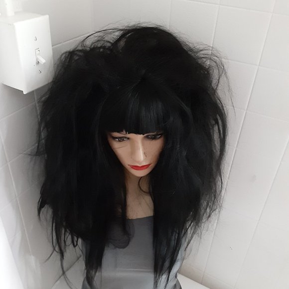 Gothic bat nest wig. mixed with human hair main image 6